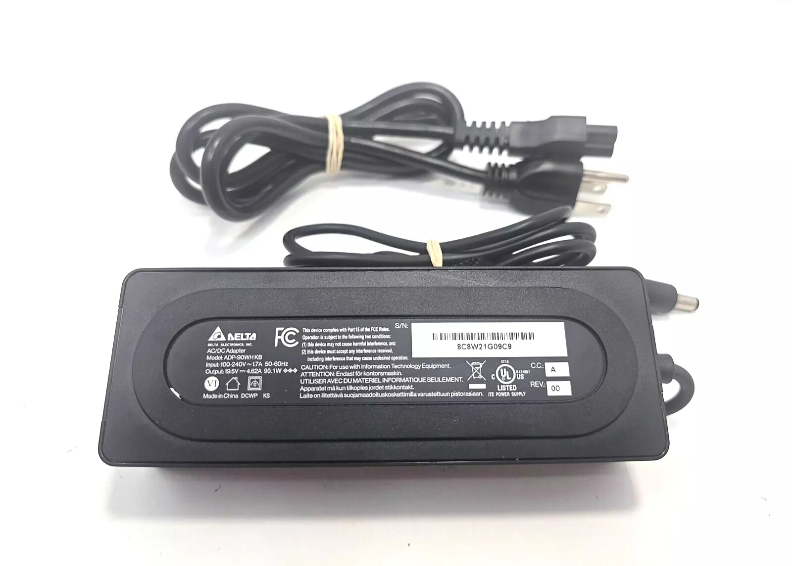 *Brand NEW*Genuine Original Delta Electronics 19.5V 4.62A 90.1W AC DC Adapter ADP-90WH KB Power Supp